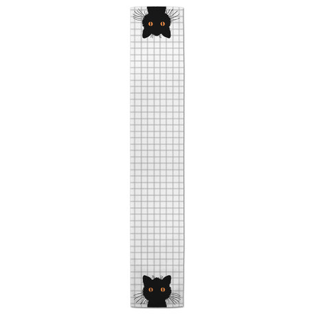 Scaredy Cat 16x72 Cotton Twill Runner