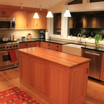 Arts and Crafts style Kitchen remodel and addition