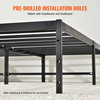 VEVOR Queen Size Bed Frame 18" Metal Bed Frame Platform 1500 lbs Noise Free
