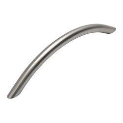 Cosmas - Cosmas 801-128SN Satin Nickel Cabinet Bar Pull, 5" Hole Centers, Set of 5 - Cabinet And Drawer Handle Pulls