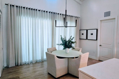 Inspiration for a modern dining room remodel in Miami