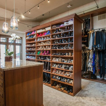 Colorado Springs Traditional Master Closet
