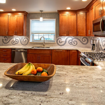Fabuwood Galaxy Pecan Shaker Kitchen