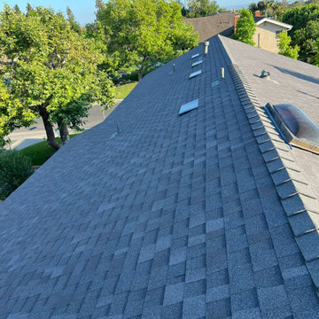 Santa Ana Home Remodel – Roofing Work with Asphalt Shingles and Skylights