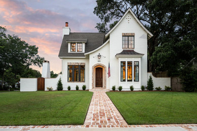 Example of an exterior home design in Other