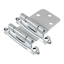 Cosmas - Cosmas 17630-CH Polished Chrome Hinge 30 Degree Reverse Bevel, Set of 2 - Hinges