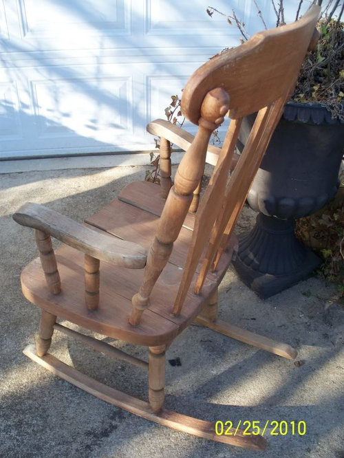 Best method to repair an old rocking chair