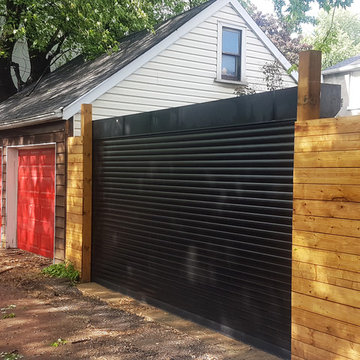 Lane way garage doors