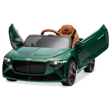 Kidzone 12V Kids Battery Powered Vehicle Toy w/Remote Control - Green