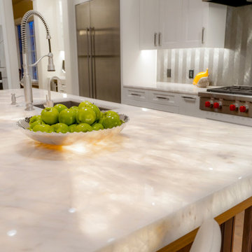 E. Vassar Ave - White Underlight Kitchen