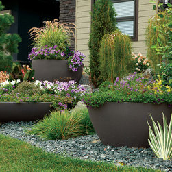 Barkman GFRC Planters - Outdoor Pots And Planters