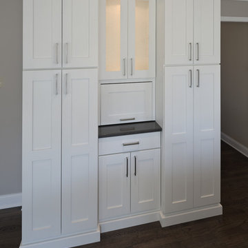 Spring City -- White Kitchen Renovation with Rounded Custom Island
