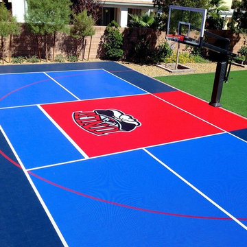 SnapSports outdoor backyard home court UNLV