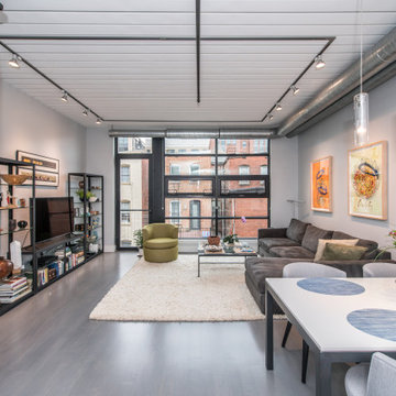 Modern + Rustic Loft Kitchen in Washington D.C.