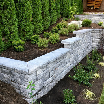 Detail - Stepped retaining walls