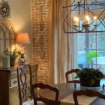 Kitchen Brick Accent Wall