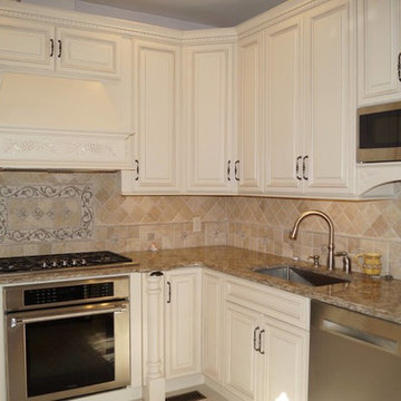 Fabuwood Wellington Ivory Kitchen with Cambria Nevern Counter Tops