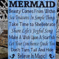 Handcrafted Beach House Decor Signs - Products