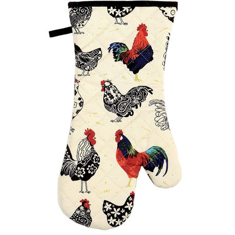 Rooster "Gauntlet" Oven Mitt