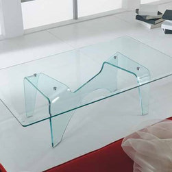 Arak Modern Coffee Table by LA Vetreria - $1,620.00 - Coffee Tables