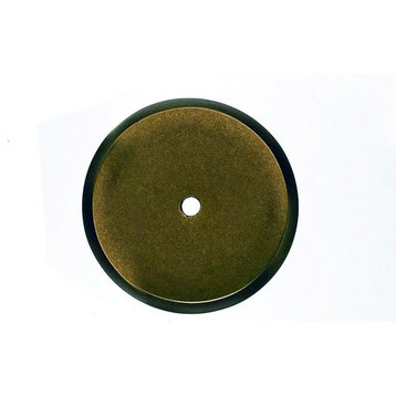 Aspen Round Backplate - Light Bronze, TKM1461