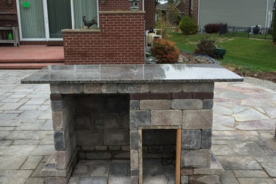 Example of a mountain style patio design in Other