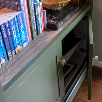 BESPOKE BUILT-IN MEDIA UNIT FOR SURREY HOME