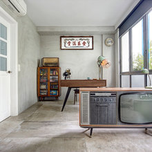 Houzz Tour: Regissörens industriella hem fylls av rolig vintage
