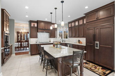 Elegant kitchen photo in Philadelphia