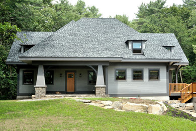 Arts and crafts exterior home photo in Boston
