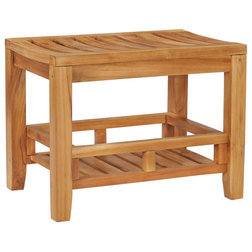 Transitional Shower Benches & Seats by Chic Teak