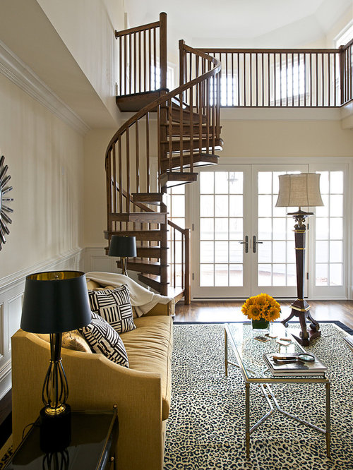 Living Room Stairs  Houzz