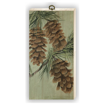 "Pine Cone New" Cutting Board, 6"x12"