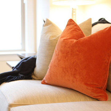 Bachelor Residence with Navy & Orange- Rose T. Bien-Aime