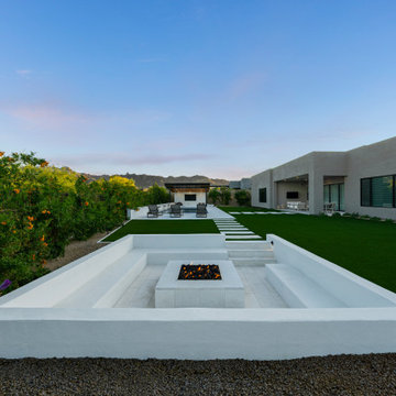 Outdoor Escape in Storyrock Sunken Firepit, Pool with Swim-up Cabana Bar
