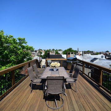 Hardwood Rooftop Deck in Fells Point