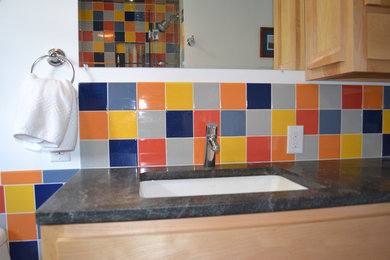 Bathroom - contemporary bathroom idea in Boston