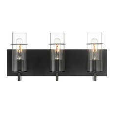 Pista Bath Bar 3 Light Black