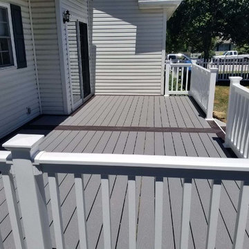 Deck Replacement - from Wood to Composite Picture Frame design