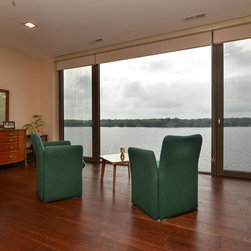 Bright Space & Distressed Floors - Hardwood Flooring
