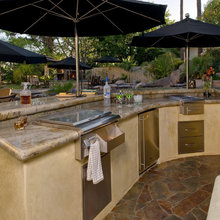 outdoor kitchen