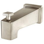 Speakman - Kubos Diverter Tub Spout, Brushed Nickel - Clean, crisp and undeniably modern, the Speakman Kubos Diverter Tub Spout is ideal for any contemporary bathroom. With this tub spout, we stripped back every unnecessary detail to create a fixture that is completely absent of clutter. The Kubos Diverter Tub Spout features a solid metal construction to provide exceptional durability.