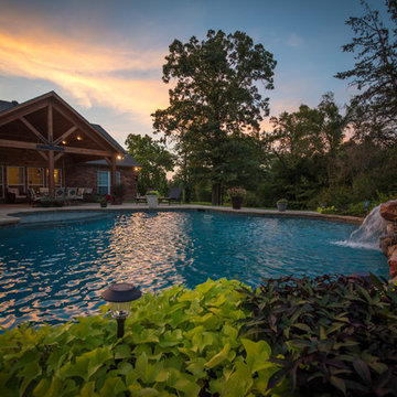 Backside of Pool