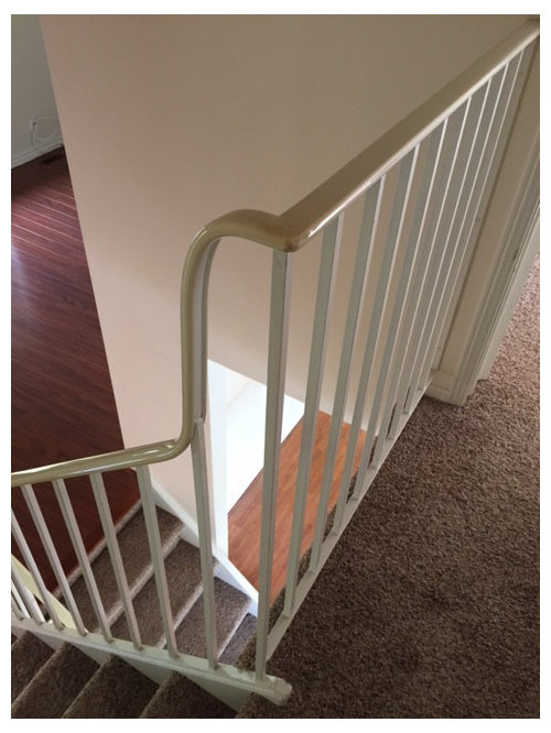 Help for my horrible plastic and metal railing!