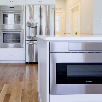 Classic White Kitchen with Timeless Appeal