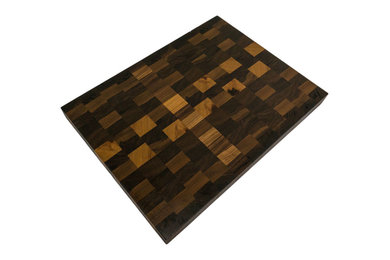 Hickory and Walnut Cutting Board