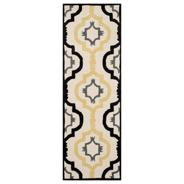 Safavieh Chatham Collection CHT747 Rug, Ivory/Multi, 2'3"x9'