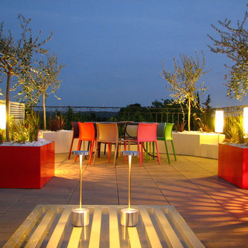 Toit terrasse sur les hauteurs d'Aix en Provence