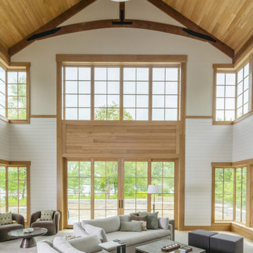 Modern Lake House with Classical Roots