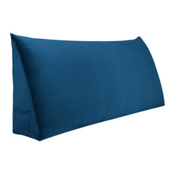 WOWMAX - Bed Headboard Wedge Reading Pillow Daybed Backrest Support Positioning Cushion - Bed Pillows